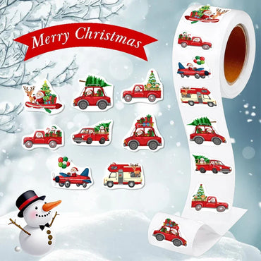 100-500pcs New Christmas Stickers Children Stickers Cute Cartoon Packaging Stickers Photocard Decor Lables for Kid Stationery (ONLINE ORDER ONLY)