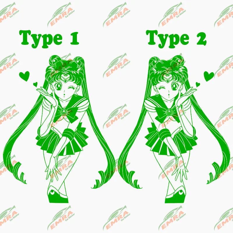 Anime Sticker For Car Sticker Maiden Whole Body Decoration External Accessories Waterproof  PVC Vinyl Decals (ONLINE ORDER ONLY)