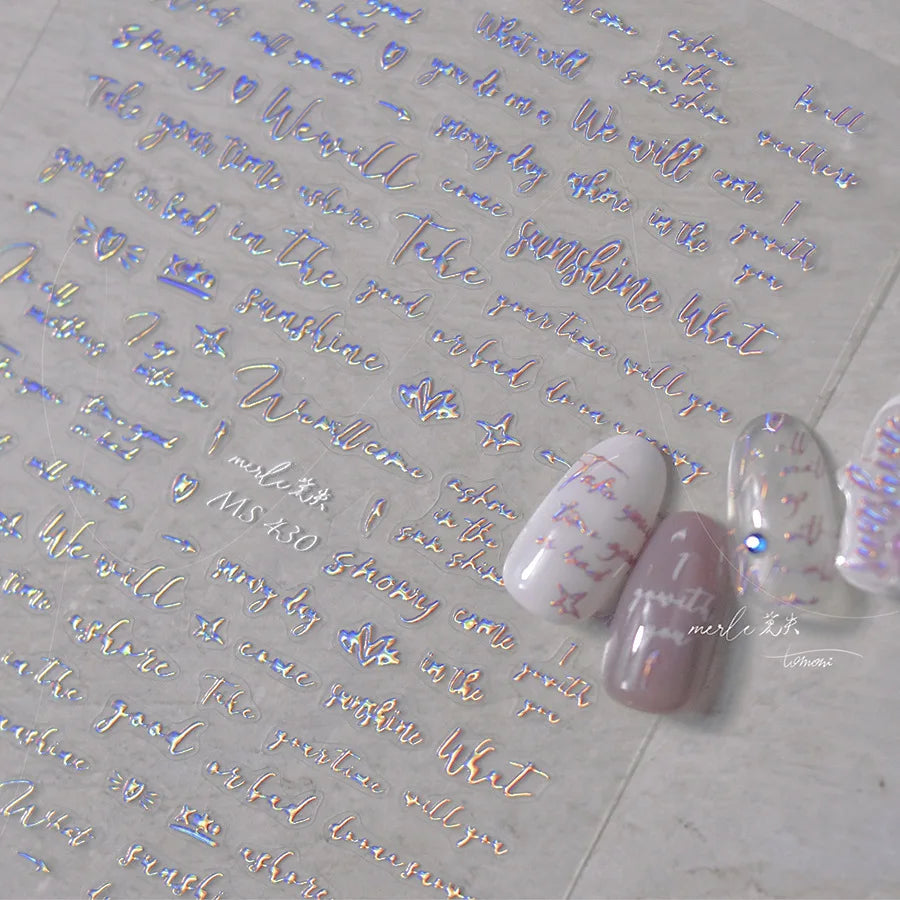 1pcs Cute Cat Claw 3D Jelly Relief Nail Stickers 3D Adhesive Stickers For Nails DIY Japanese Kawaii Slider Nail Art Decorations (Online Order Only)