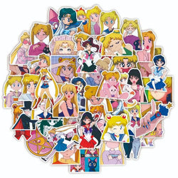 Sailor Moon Anime Stickers Set - Laptop, Guitar, Car, Bike, Kids Toys (Online Order Only)