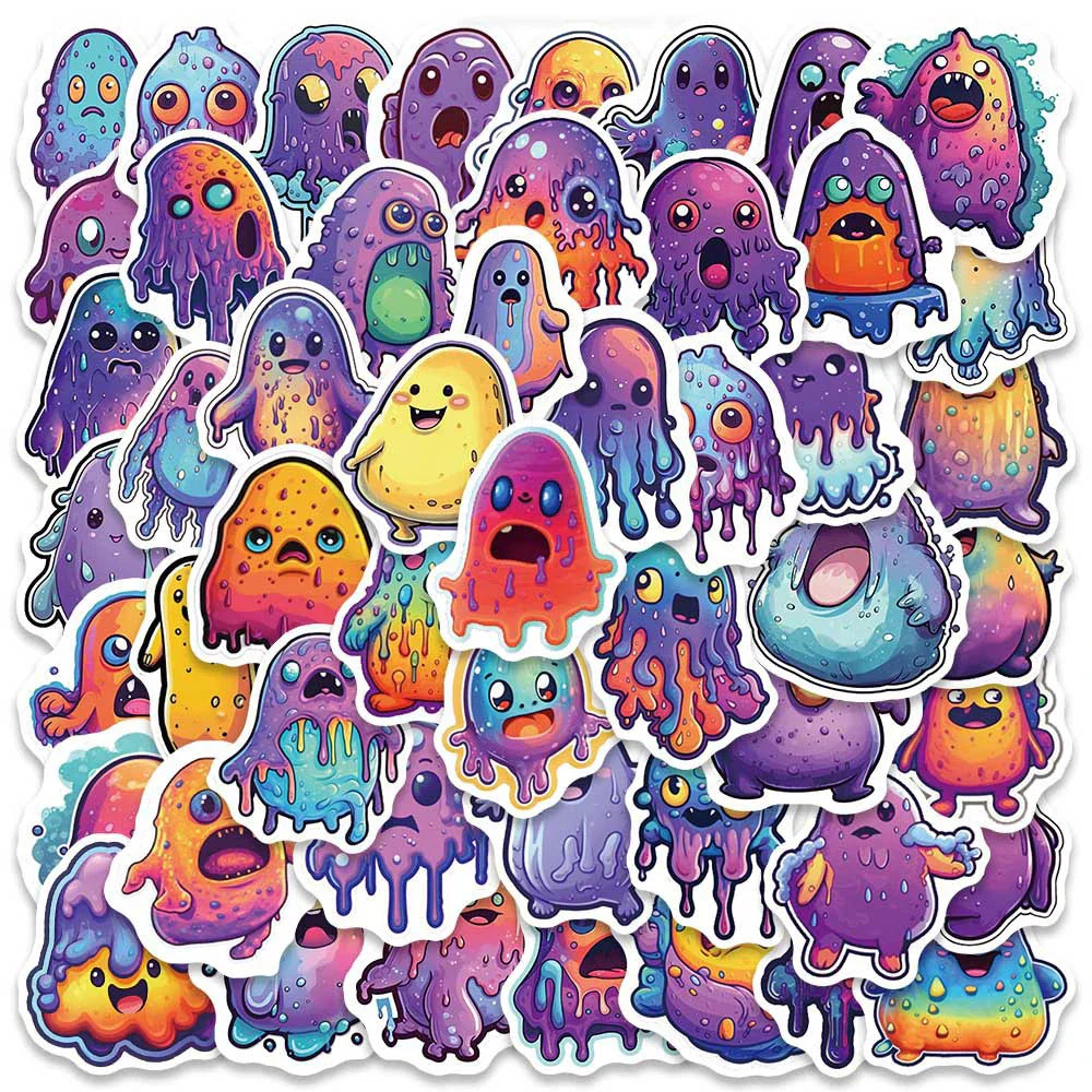 Cartoon Monster Stickers Decals for Laptop, Phone, Notebook, Motorcycle - 10/30/50pcs (ONLINE ORDER ONLY)