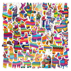 60pcs Cartoon Pinata Graffiti Stickers for Suitcase, Water Cup, Phone, Laptop, Scooter, Refrigerator (Online Order Only)