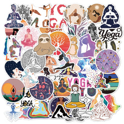 10/30/50pcs Vintage Yoga Mandala Flowers Sticker Packs (ONLINE ORDER ONLY)