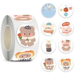 100-500pcs Cartoon Thank You Stickers For Seal Packaging Decoration Stickers School Teacher Kids Student Stationery Stickers (ONLINE ORDER ONLY)