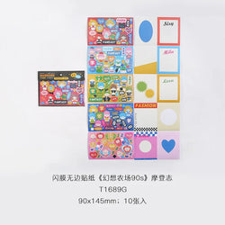 10pcs/lot Fantasy Farm Series Scene Stickers Kawaii Journal Decorative Stickers Idol Card Planner Scrapbooking Album Stationery (ONLINE ORDER ONLY)