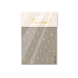 Gold Silver Star Laser Pink Colorful Glitter Starlight Sparkle Rhinestones Relief Nail Art Decorations Stickers Manicure Decals (ONLINE ORDER ONLY)