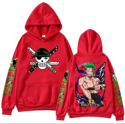 One Piece Zoro Anime Hoodie Sweatshirt | Y2K Streetwear