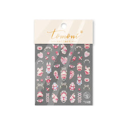 Bunny Love Heart Rabbit Nurse Cut Wound Bowknot Pill Flower Medicine Treatment Self Adhesive Nail Art Stickers Manicure Decals (ONLINE ORDER ONLY)