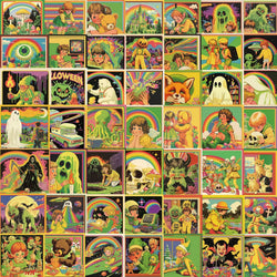 50pcs Cartoon Retro Comics Stickers Vintage Stickers DIY Laptop Luggage Skateboard Graffiti Decal Fun for Kid Gift (ONLINE ORDER ONLY)