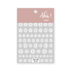 1pc 3D Cloud Moon Design Nail Art Stickers Ultra Thin Self Adhesive Nail Art Decals White Clouds Nail Art Decoration Supplies *N (Online Order Only)