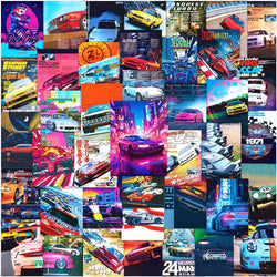 JDM Racing Car Graffiti Stickers Waterproof DIY Skateboard Laptop Motorcycle Decals (Online Order Only)