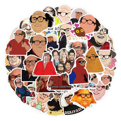 10/60pcs Funny Danny Devito Stickers Decoration Suitcase Scrapbooking Laptop Phone Stationery Japan Manga Kid Toy (ONLINE ORDER ONLY)