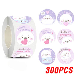 100-500pcs Cartoon Animation Children's Toy Sticker School Classroom Training Motivational Stickers Stationery Labels (ONLINE ORDER ONLY)