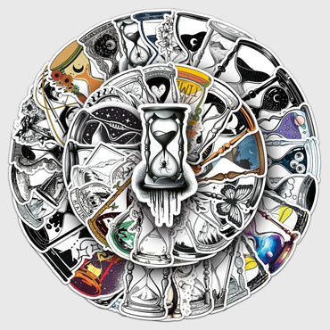 50Pcs Cartoon Waterproof Vinyl Stickers for Skateboard Snowboard (Online Order Only)