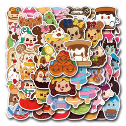 50pcs Cartoon Munchlings Stickers for Laptop, Phone, Water Bottle, Scooter, Suitcase, Refrigerator, Stationery (Online Order Only)