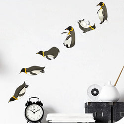 Watercolor Penguin Wall Sticker Nursery Decals Kids Room Decor (ONLINE ORDER ONLY)