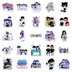 10/30/50PCS Hot Game Omori Graffiti Stickers Personality Creativity Cartoon Decal For Laptop Phone Cup Guitar Waterproof Sticker (ONLINE ORDER ONLY)