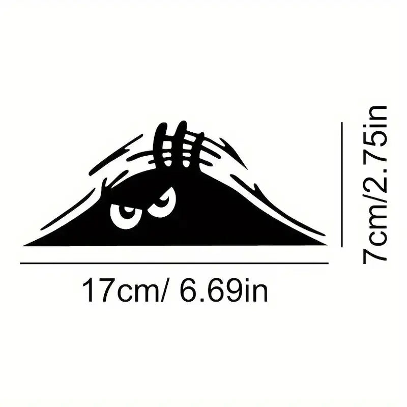 Dune Monster Scratches Blocking Car Body Fun Decorative Stickers, Electric Car Motorcycle Waterproof Creative Decorative Sticker (Online Order Only)