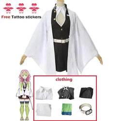 Mitsuri Kanroji Cosplay Costume: Love Hashira Kimono Set
