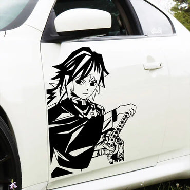 Large Anime Car Sticker Swordsme Exterior Accessories Bodywork Styling Hood Decoration Automobile Parts Die Cutting  Vinyl Decal (ONLINE ORDER ONLY)