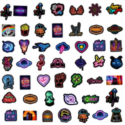 10/30/50/100pcs Fresh Neon Light Sticker Packs (ONLINE ORDER ONLY)