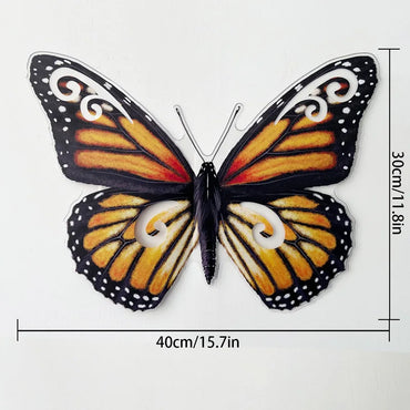 3D Butterfly Wall Sticker 40cm for Wedding, Home, Living Room, Bedroom Decor (Online Order Only)