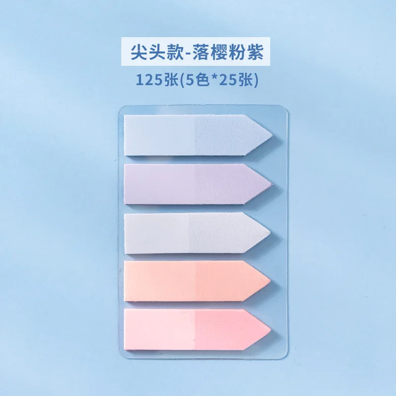 PET Transparent Index Sticky Note Sticker Student Label Sticky Note Sticker Notepad Bookmark School supplies Kawaii stationery (ONLINE ORDER ONLY)