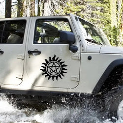 Pentacle  Creative Stickers，Elevate Your Car's Look with a  Creative Stickers！For Car Door And Window Decoration Stickers (ONLINE ORDER ONLY)