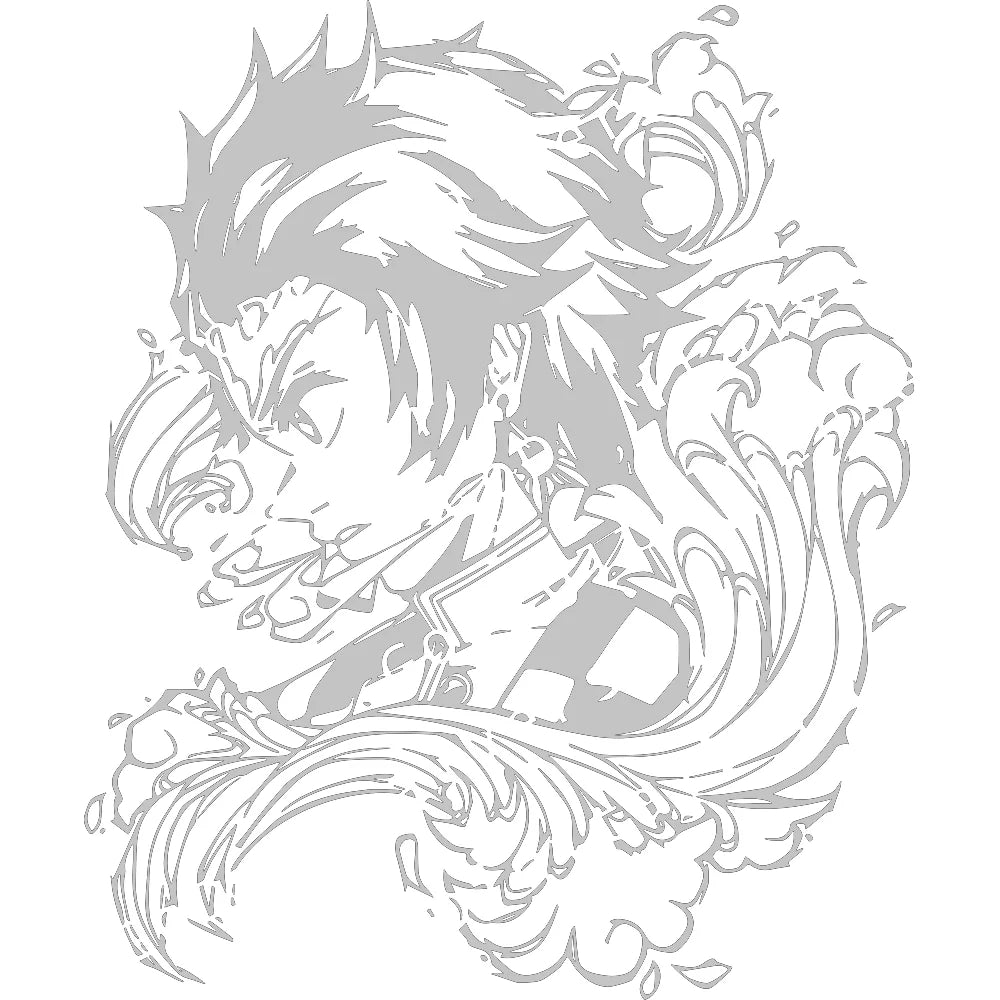 Japanese Anime Car Sticker Individual Decoration Door Donnet External Parts Waterproof Die-Cutting PVC Vinyl Decals (ONLINE ORDER ONLY)