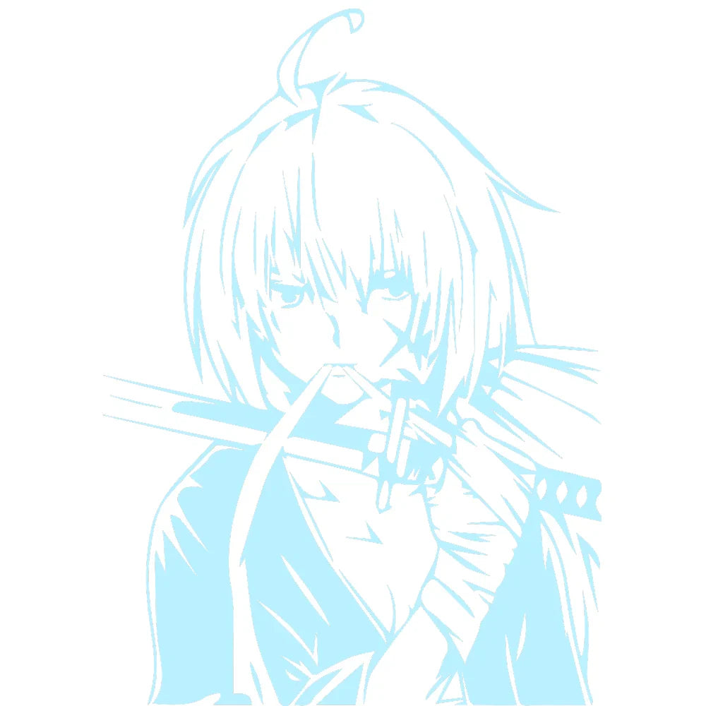 Japanese Anime Car Sticker Individual Decoration Door Donnet External Parts Waterproof Die-Cutting PVC Vinyl Decals (ONLINE ORDER ONLY)