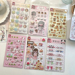 Ins Cute Model Bubble Sticker for Phone Camera Luggage Journal Sticker Kawaii Decoration Sticker Gift (ONLINE ORDER ONLY)