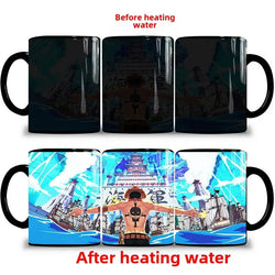 One Piece Color Changing Mug: Nika Luffy & Ace Magic Cup (ONLINE ORDER ONLY)
