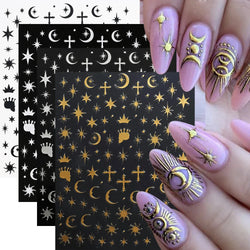 4pcs Elegant Metallic Butterfly Nail Art Stickers Holographic Silvery Chrome Effect Butterfly Sliders for Nails Manicure Decors* (ONLINE ORDER ONLY)