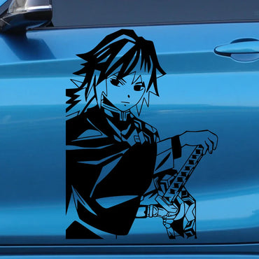 Large Anime Car Sticker Swordsme Exterior Accessories Bodywork Styling Hood Decoration Automobile Parts Die Cutting  Vinyl Decal (ONLINE ORDER ONLY)