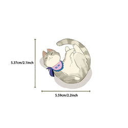 10/30/50PCS Kawaii Angry Cat Sticky PVC Sticker Aesthetic DIY Decoration Scrapbooking Korean Hand Accounting Supplies for Kids (ONLINE ORDER ONLY)