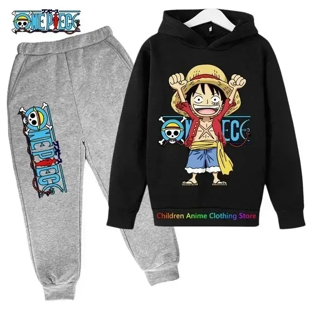 One Piece Hoodies Kids Fashion 2025 Luffy Pullover (ONLINE ORDER ONLY)