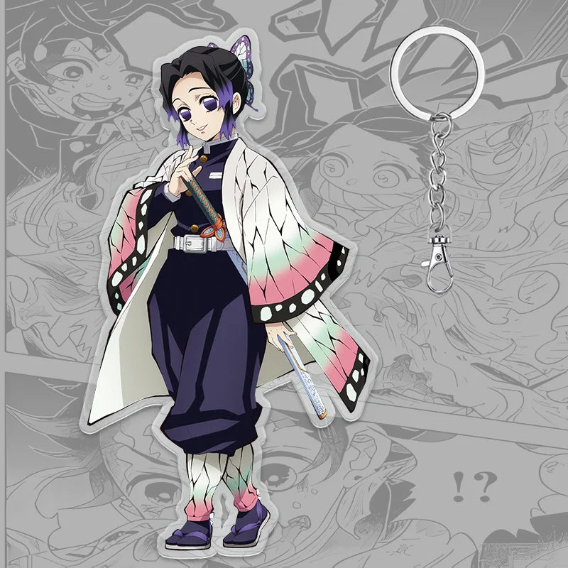 Demon Slayer Keychain: Tanjiro 6cm Acrylic Bag Pendant (ONLINE ORDER ONLY)