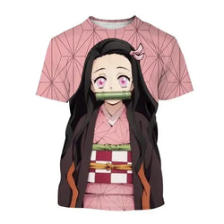 Demon Slayer Nezuko Shinobu T-shirt 3D Fashion Print (ONLINE ORDER ONLY)
