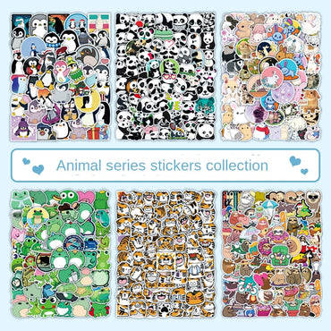 100pcs Animal Cartoon Stickers Waterproof for Kids Toys, Phone, Laptop (Online Order Only)
