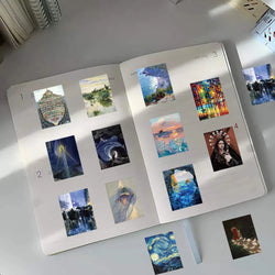 10/30/63pcs Aesthetic World Painting Artwork Cartoon Stickers Decals Laptop Suitcase Phone Notebook Fridge Decoration Sticker (ONLINE ORDER ONLY)