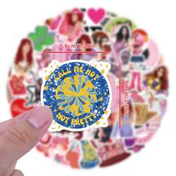 10/30/55PCS Star Singer Chappell Roan Stickers Cartoon Decals DIY Laptop Notebook Phone Suitcase Wall Waterproof Sticker Toys (ONLINE ORDER ONLY)