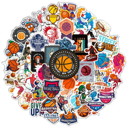 Graffiti Basketball Stickers 10/25/50pcs for Laptop, Luggage, Skateboard, Helmet, Phone, Guitar, Water Bottle Decor (ONLINE ORDER ONLY)