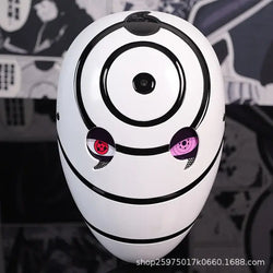 Obito Cosplay Mask: High Gloss Akatsuki Anime Prop