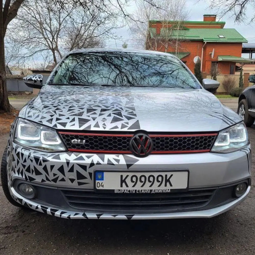 Angular Shape Sticker For Car Motorcycle Sticker Decoration Side Camouflage Kit Wrap Camo Tuning Styling Waterproof Vinyl Decals (ONLINE ORDER ONLY)