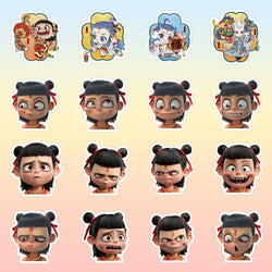 10/40/80PCS NE ZHA: I AM THE DESTINY Stickers Cartoon Movie Sticker Animation Decals Luggage Laptop Guitar Decoration Meme Toy (ONLINE ORDER ONLY)