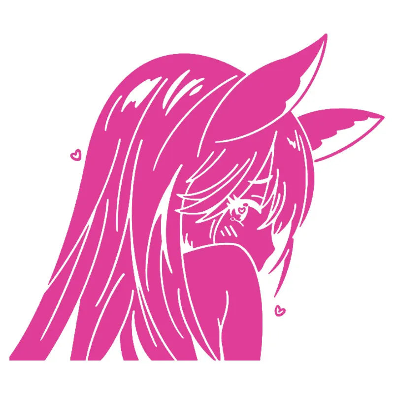 Japanese Anime Car Sticker Window Decoration Beautiful Girl Stickers Laptop Computer Auto Parts Vinyl Decal (ONLINE ORDER ONLY)