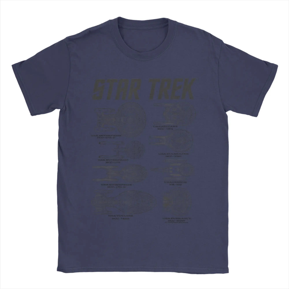 Star Trek Spaceships Of Starfleet T-Shirt - 10 Variants (ONLINE ORDER ONLY)