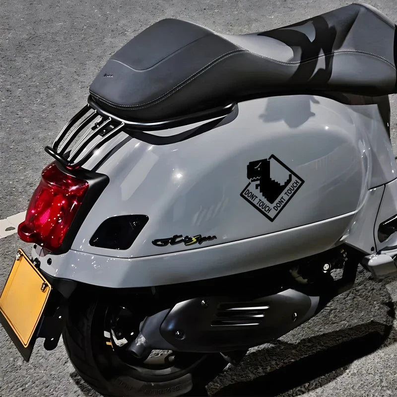 "DONT TOUCH"stickers,Cute pixel style little dinosaur decal,High Quality And Durable Automobiles Exterior Accessories Decals (ONLINE ORDER ONLY)