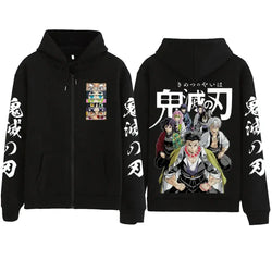 Demon Slayer Zipper Hoodie 2025 Harajuku Sweatshirt (ONLINE ORDER ONLY)