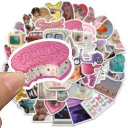 10/30/65PCS Y2K Girls Harajuku Cartoon Stickers Aesthetic Graffiti Toys For Kids DIY Motorcycle Scrapbook Phone Bike Wall Decals (ONLINE ORDER ONLY)